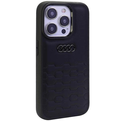 Audi GT Synthetic Leather case for iPhone 15 Pro Max - black_1