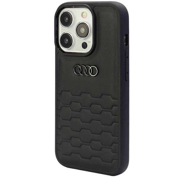 Audi GT Synthetic Leather case for iPhone 15 Pro Max - black_2