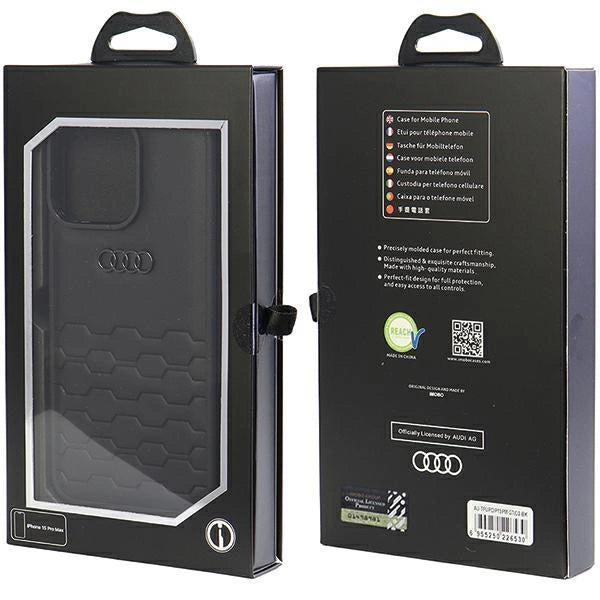 Audi GT Synthetic Leather case for iPhone 15 Pro Max - black_3