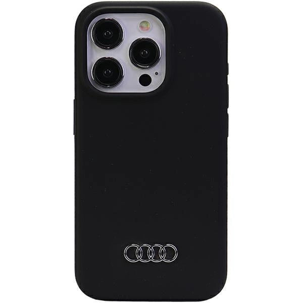 Audi Silicone Case for iPhone 15 Pro Max - black_0