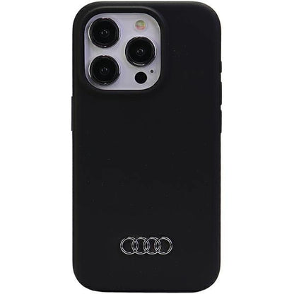 Audi Silicone Case for iPhone 15 Pro Max - black_0