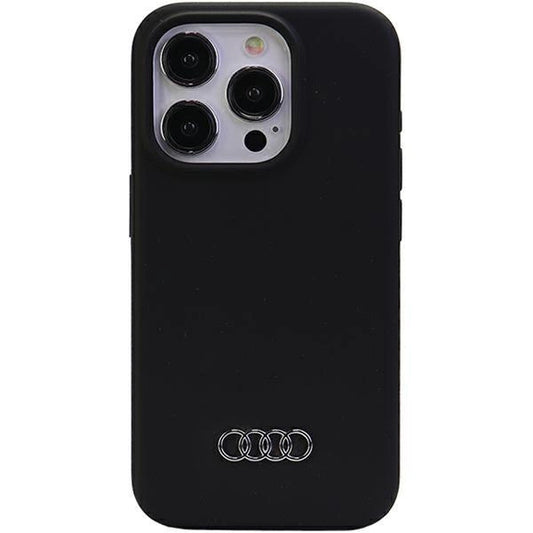 Audi Silicone Case for iPhone 15 Pro Max - black_0