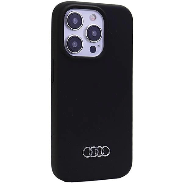 Audi Silicone Case for iPhone 15 Pro Max - black_1