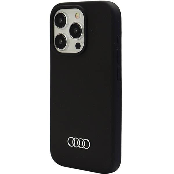 Audi Silicone Case for iPhone 15 Pro Max - black_2