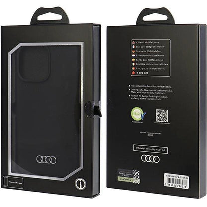 Audi Silicone Case for iPhone 15 Pro Max - black_6
