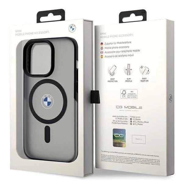 Etui BMW IML Signature MagSafe do iPhone 15 Pro - czarne_7