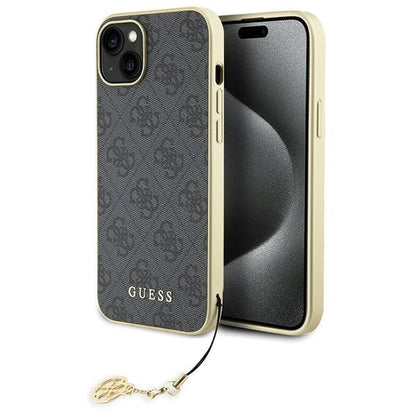 Guess 4G Charms Collection case for iPhone 15 Plus - gray_0