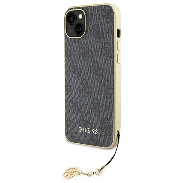 Guess 4G Charms Collection case for iPhone 15 Plus - gray_1