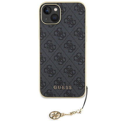 Guess 4G Charms Collection case for iPhone 15 Plus - gray_2
