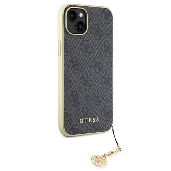 Guess 4G Charms Collection case for iPhone 15 Plus - gray_3