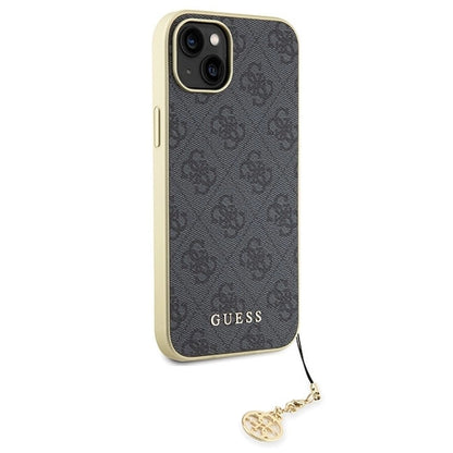 Guess 4G Charms Collection case for iPhone 15 Plus - gray_3