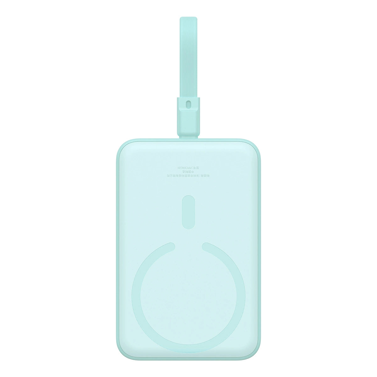 Baseus Magnetic Mini MagSafe 10000mAh 20W powerbank with built-in Lightning cable - blue + Baseus Simple Series USB-C - USB-C 60W 0.3m cable_2