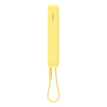 Baseus Magnetic Mini MagSafe 10000mAh 20W powerbank with built-in Lightning cable - yellow + Baseus Simple Series USB-C - USB-C 60W 0.3m cable_13