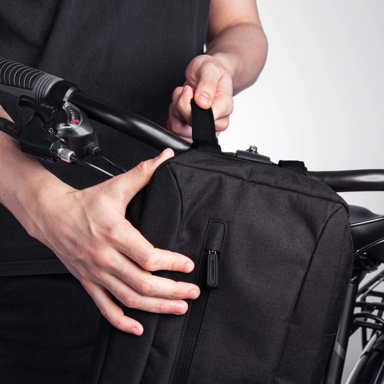 Wozinsky bicycle bag for handlebars - gray_1