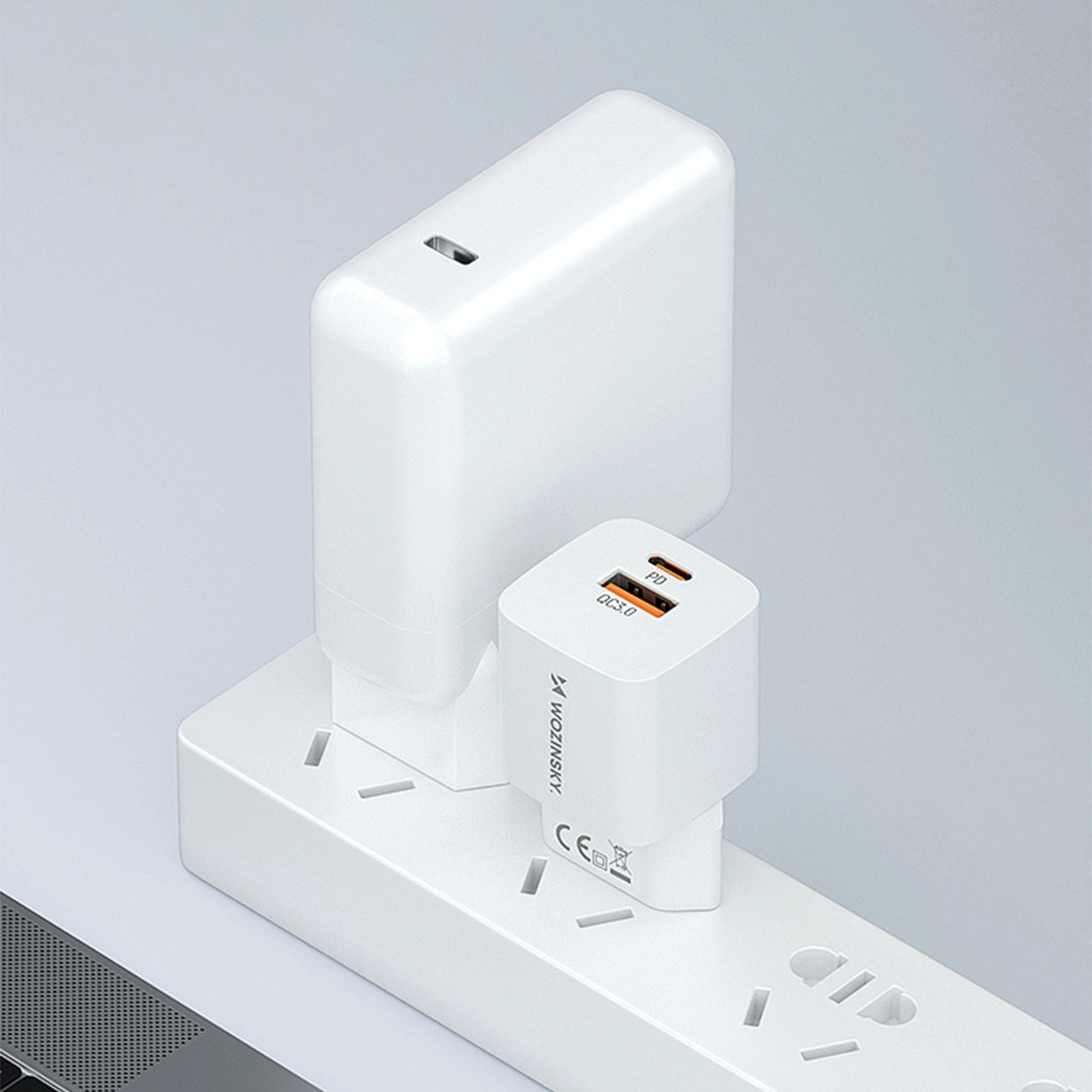 Wozinsky CMWCW 20W USB-C / USB-A wall charger - white_13