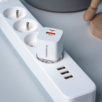 Wozinsky CMWCW 20W USB-C / USB-A wall charger - white_4
