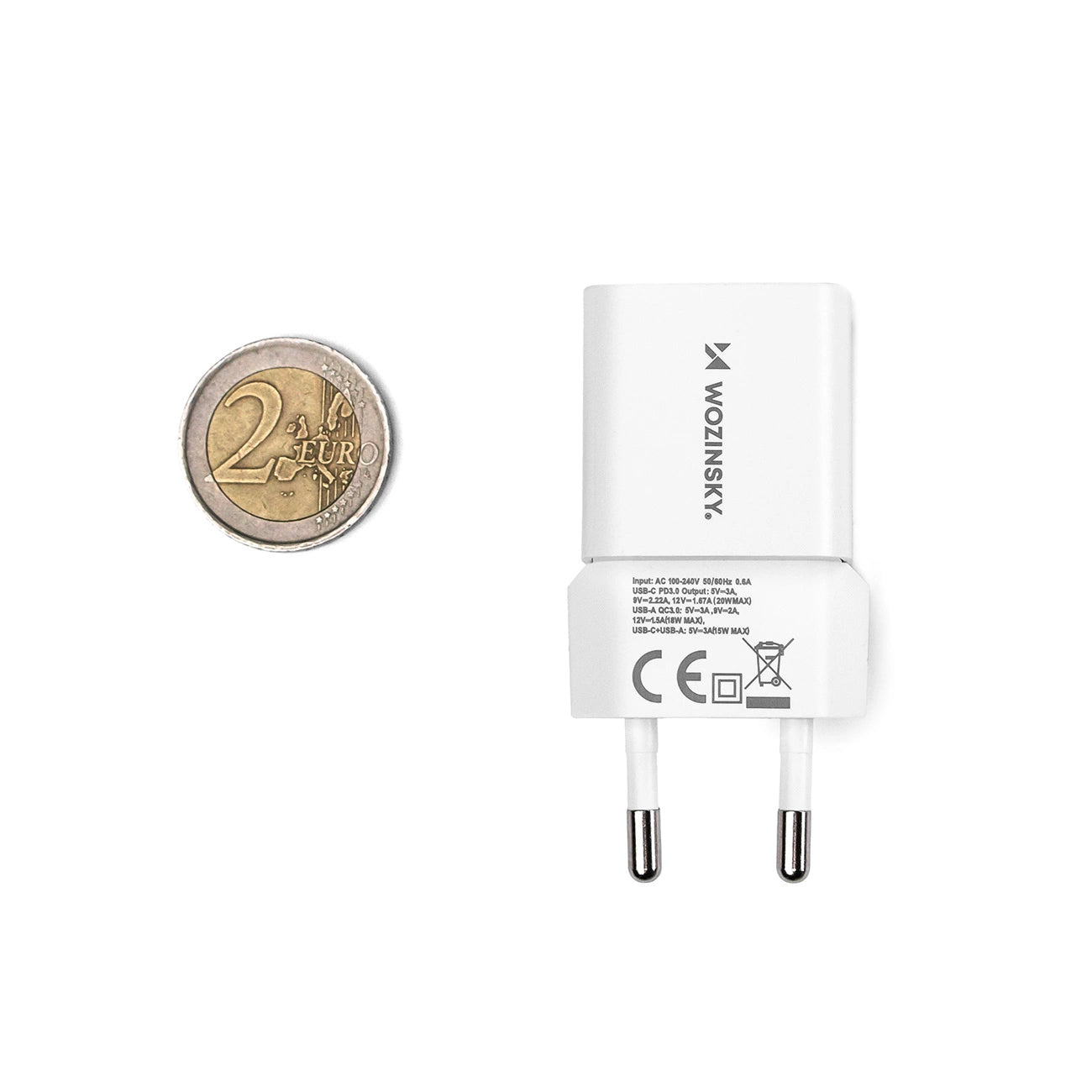 Wozinsky CMWCW 20W USB-C / USB-A wall charger - white_5