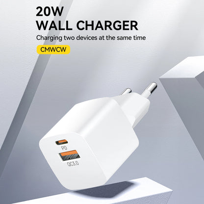 Wozinsky CMWCW 20W USB-C / USB-A wall charger - white_8