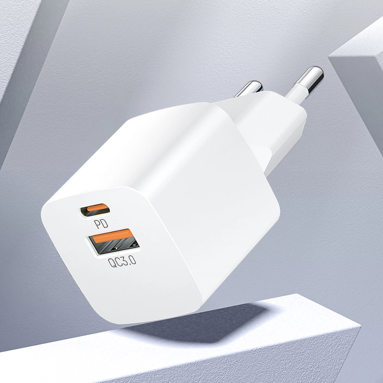 Wozinsky CMWCW 20W USB-C / USB-A wall charger - white_10
