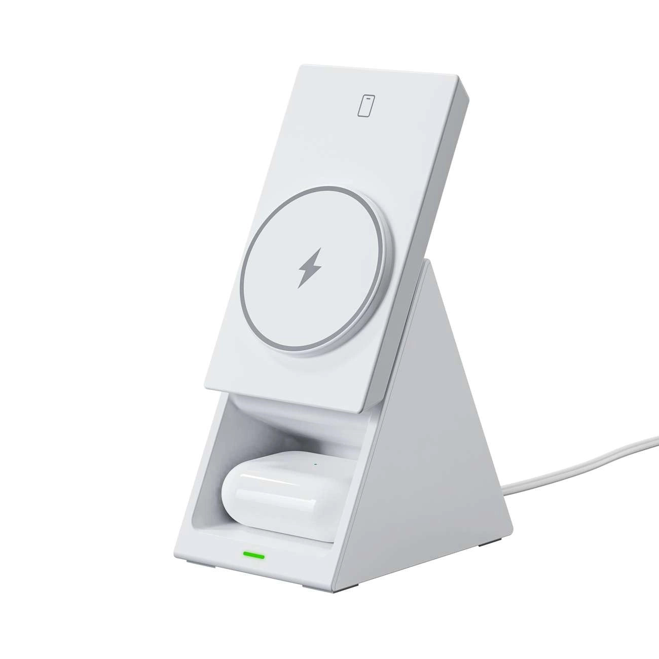 Choetech T600 15W 3in1 Inductive Charging Station - White_2