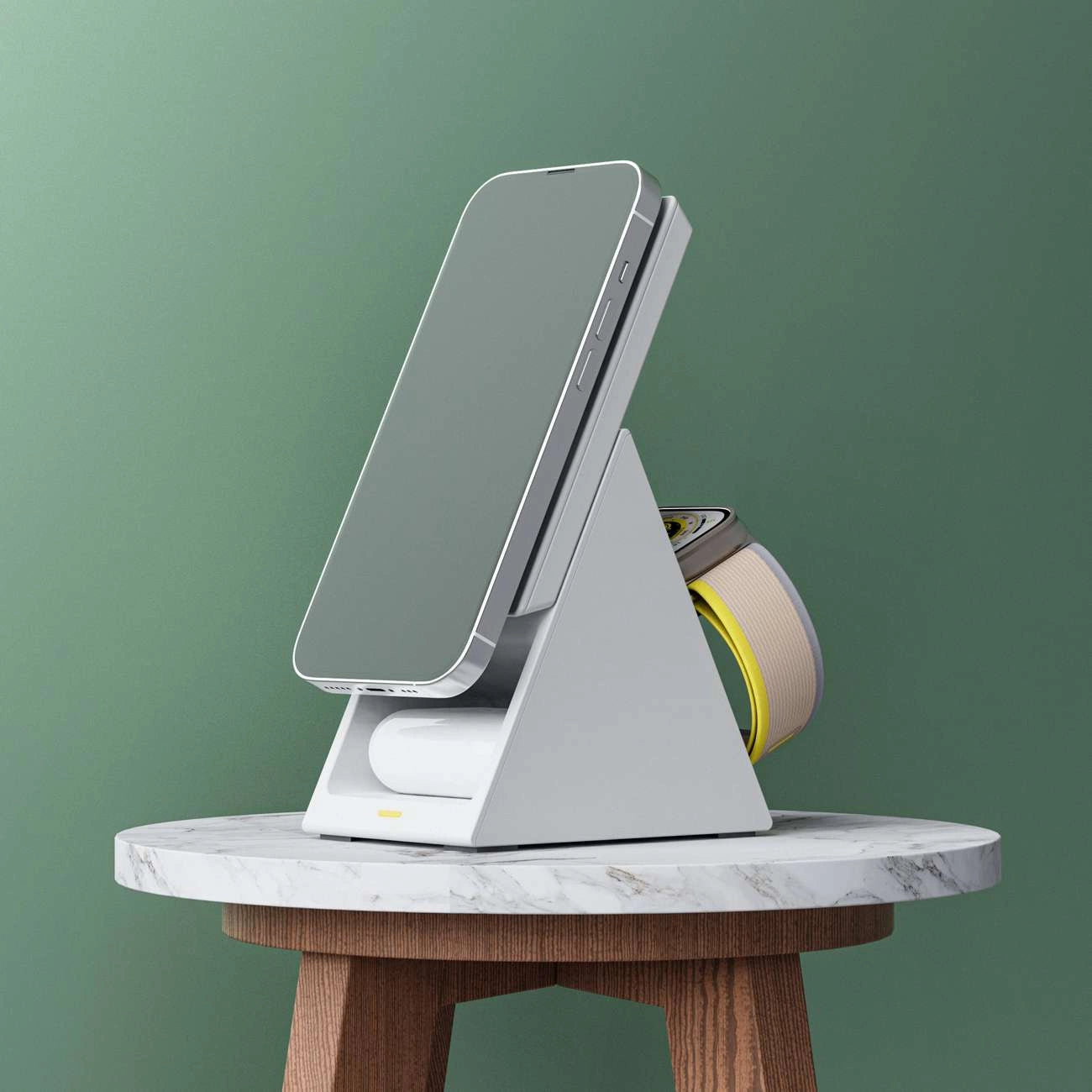 Choetech T600 15W 3in1 Inductive Charging Station - White_7