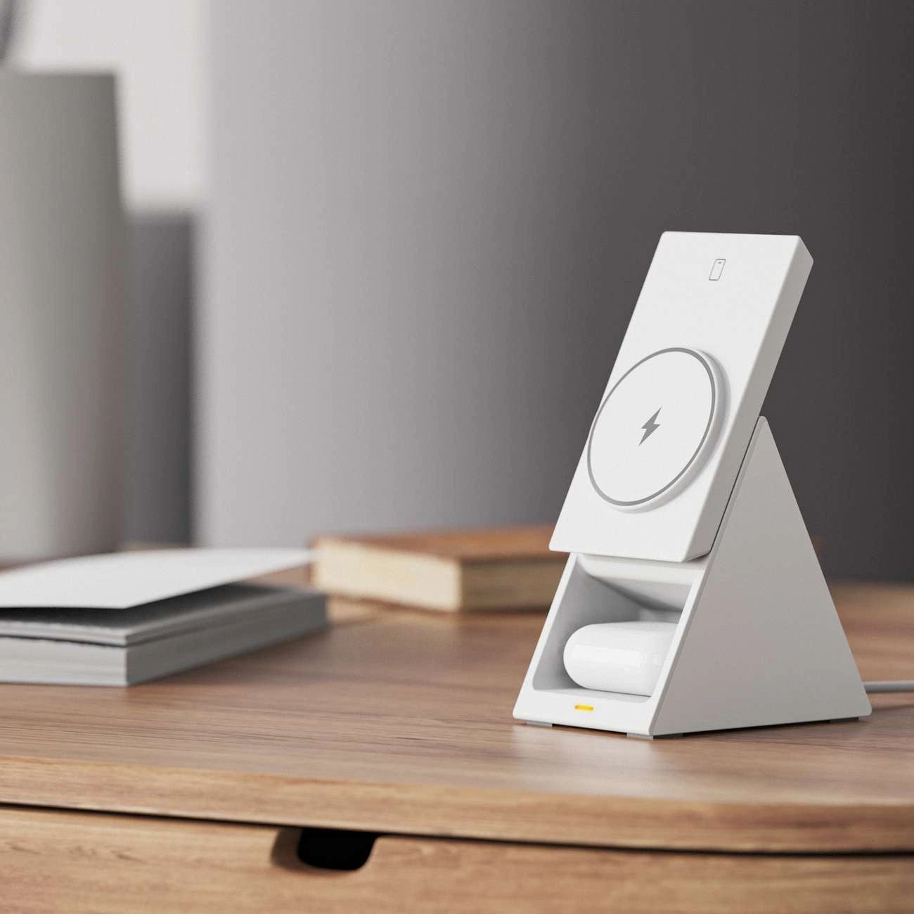 Choetech T600 15W 3in1 Inductive Charging Station - White_9