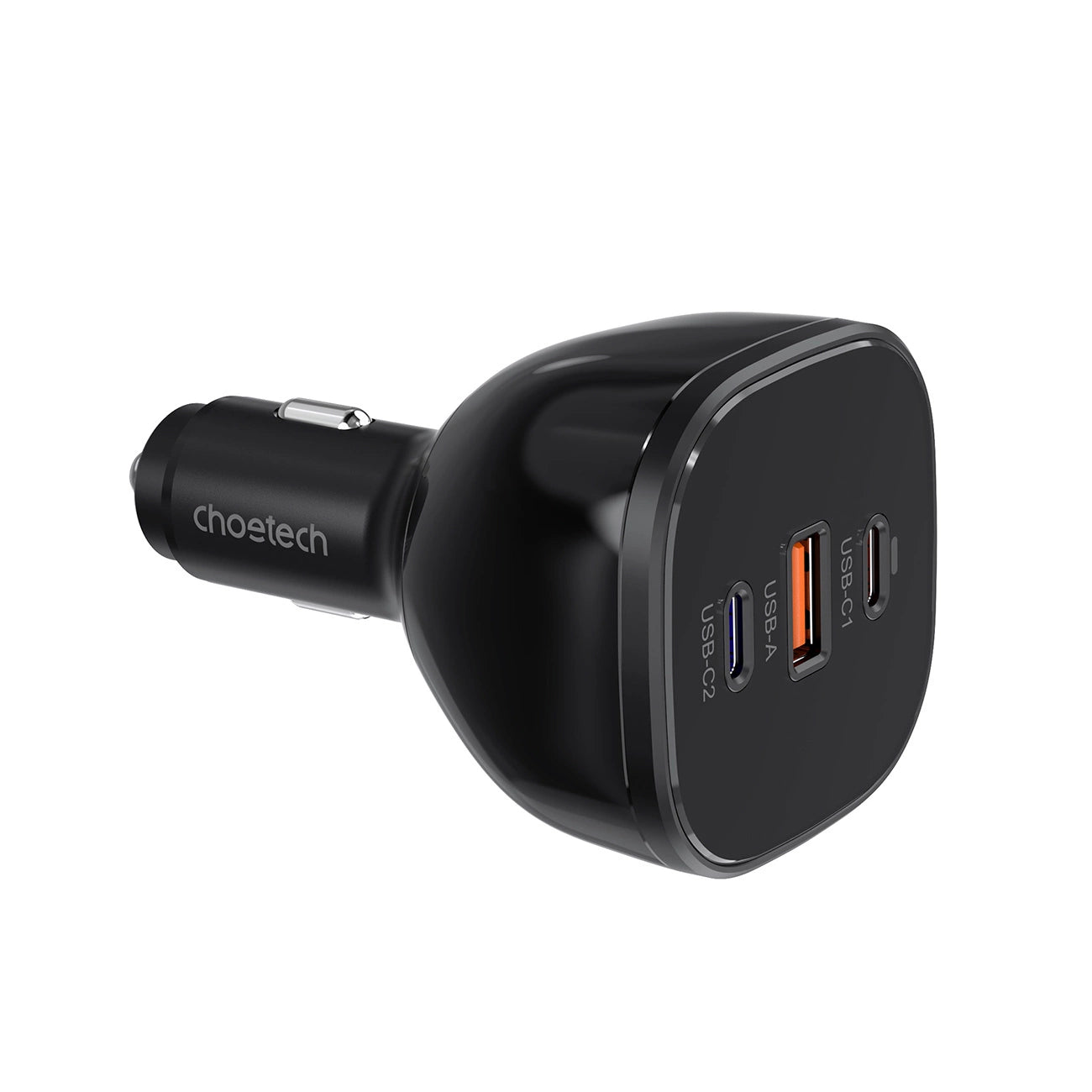 Choetech TC0024 car charger 160W 2x USB-C PD 3.1 1x USB-A - black_1