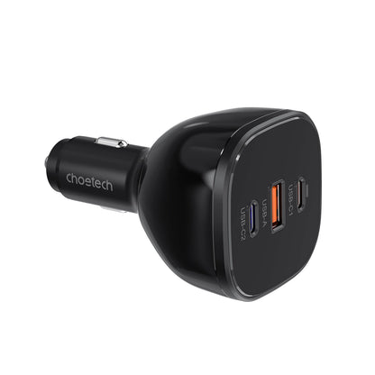 Choetech TC0024 car charger 160W 2x USB-C PD 3.1 1x USB-A - black_1