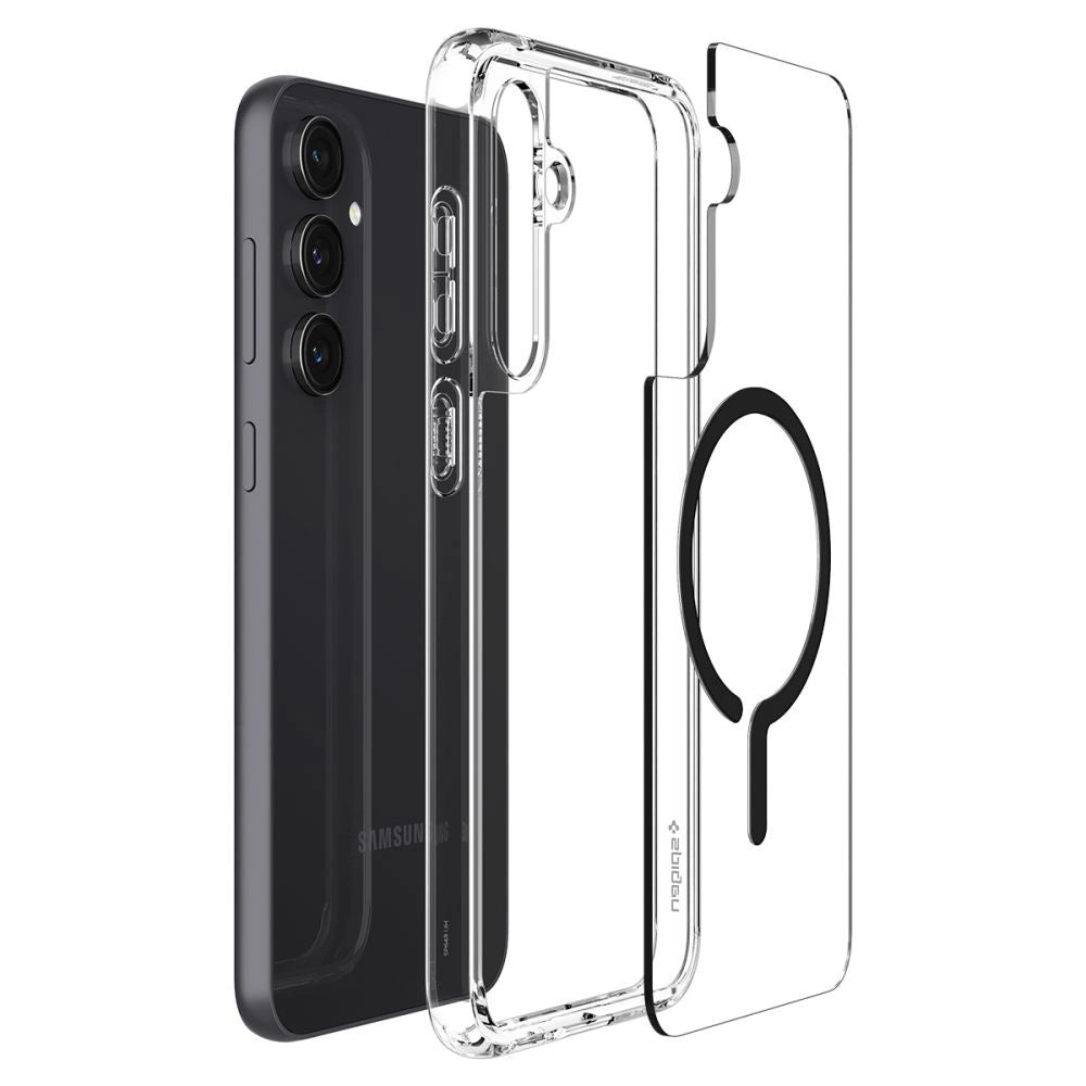 Spigen Ultra Hybrid OneTap Ring Case with MagSafe for Samsung Galaxy S23 FE - Clear Black_9