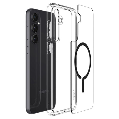 Spigen Ultra Hybrid OneTap Ring Case with MagSafe for Samsung Galaxy S23 FE - Clear Black_9