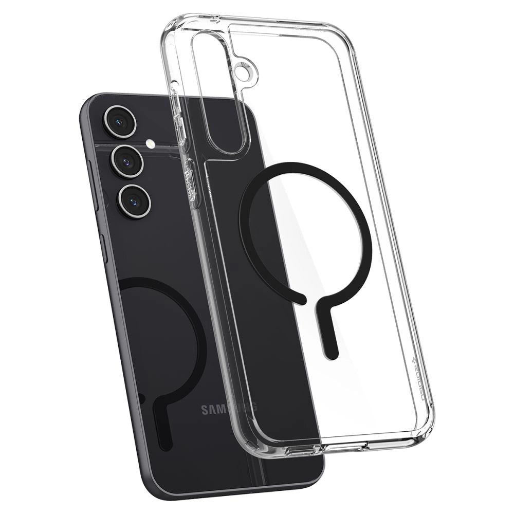 Spigen Ultra Hybrid OneTap Ring Case with MagSafe for Samsung Galaxy S23 FE - Clear Black_6