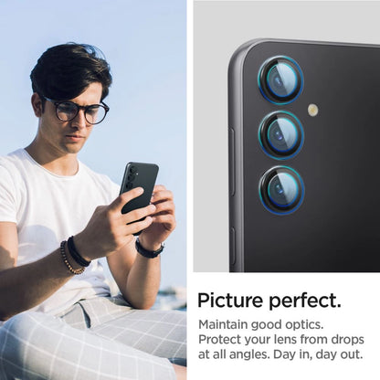 Spigen Glas.tR EZ Fit Optik Camera Protector for Samsung Galaxy S23 FE - Black 2 pcs._7