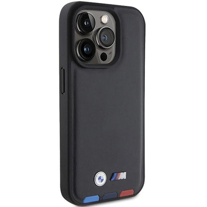 BMW BMHCP15L22PTDK iPhone 15 Pro 6.1&quot; black/black Leather Stamp Tricolor_3