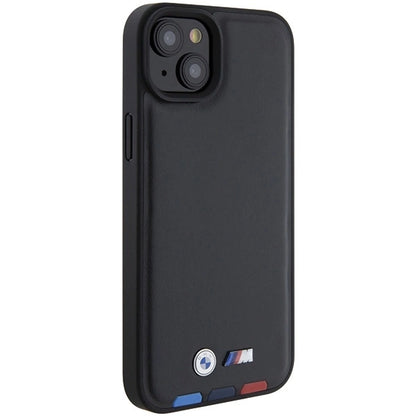 BMW BMHCP15M22PTDK iPhone 15 Plus 6.7&quot; black/black Leather Stamp Tricolor_3
