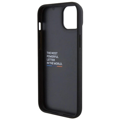 BMW BMHCP15M22PTDK iPhone 15 Plus 6.7&quot; black/black Leather Stamp Tricolor_6