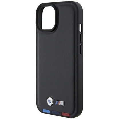 BMW BMHCP15S22PTDK iPhone 15 6.1&quot; black/black Leather Stamp Tricolor_5