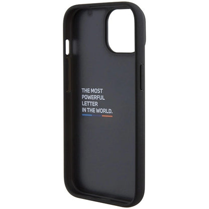 BMW BMHCP15S22PTDK iPhone 15 6.1&quot; black/black Leather Stamp Tricolor_6