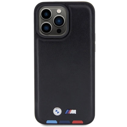 BMW BMHCP15X22PTDK iPhone 15 Pro Max 6.7&quot; black/black Leather Stamp Tricolor_2
