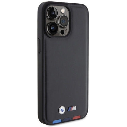 BMW BMHCP15X22PTDK iPhone 15 Pro Max 6.7&quot; black/black Leather Stamp Tricolor_3