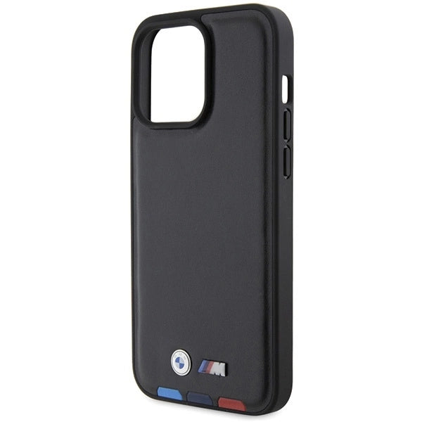 BMW BMHCP15X22PTDK iPhone 15 Pro Max 6.7&quot; black/black Leather Stamp Tricolor_5