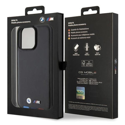 BMW BMHCP15X22PTDK iPhone 15 Pro Max 6.7&quot; black/black Leather Stamp Tricolor_7