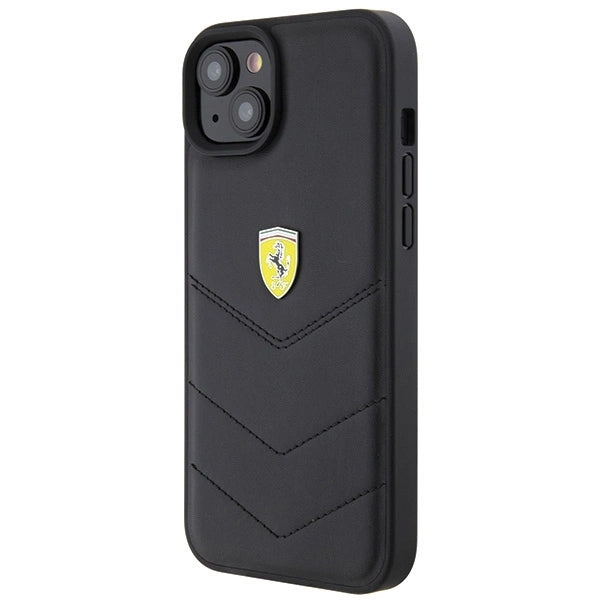 Ferrari FEHCP15MRDUK iPhone 15 Plus 6.7" black/black hardcase Quilted Metal Logo_1