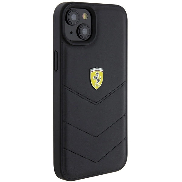 Ferrari FEHCP15MRDUK iPhone 15 Plus 6.7" black/black hardcase Quilted Metal Logo_3