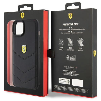 Ferrari FEHCP15MRDUK iPhone 15 Plus 6.7" black/black hardcase Quilted Metal Logo_7