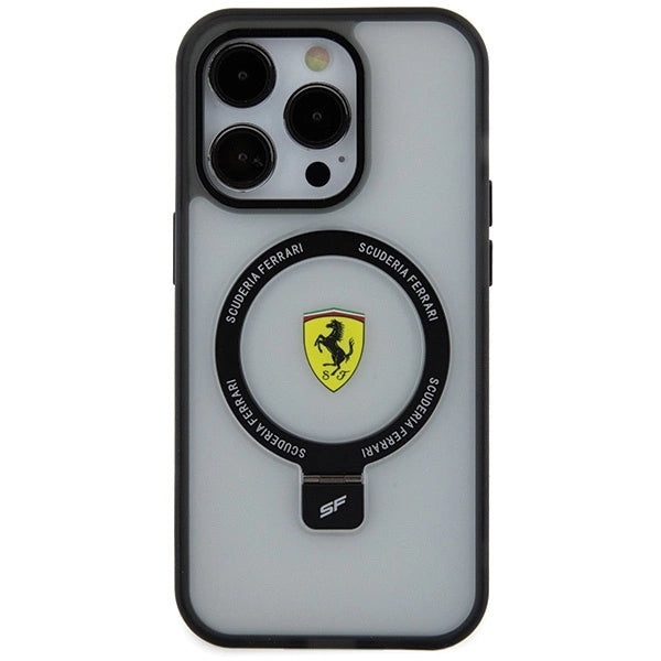 Ferrari FEHMP15LUSCAH iPhone 15 Pro 6.1" transparent hardcase Ring Stand 2023 Collection MagSafe_2