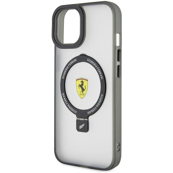 Ferrari FEHMP15SUSCAH iPhone 15 6.1" transparent hardcase Ring Stand 2023 Collection MagSafe_5