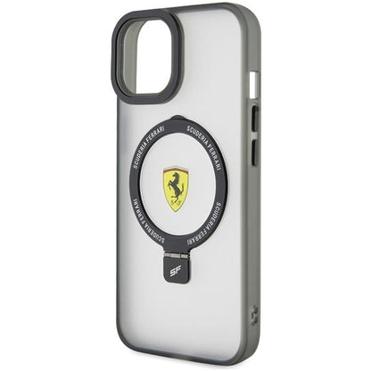 Ferrari FEHMP15SUSCAH iPhone 15 6.1" transparent hardcase Ring Stand 2023 Collection MagSafe_5