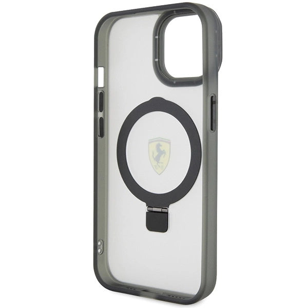 Ferrari FEHMP15SUSCAH iPhone 15 6.1" transparent hardcase Ring Stand 2023 Collection MagSafe_6