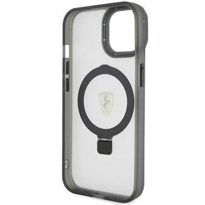Ferrari FEHMP15SUSCAH iPhone 15 6.1" transparent hardcase Ring Stand 2023 Collection MagSafe_6