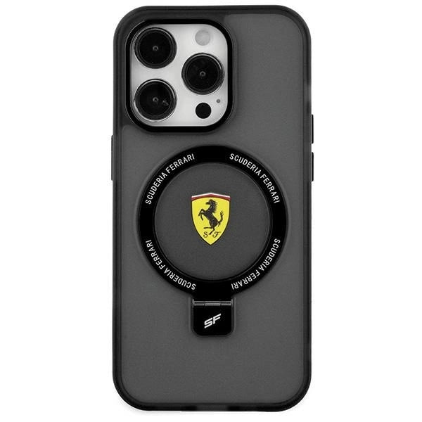 Ferrari FEHMP15SUSCAK iPhone 15 6.1" black/black hardcase Ring Stand 2023 Collection MagSafe_2